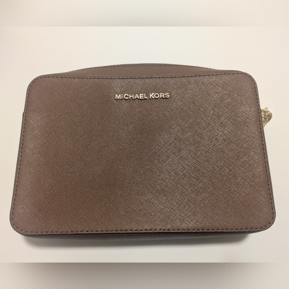 Michael Kors Tan Jet Set Crossbody Bag